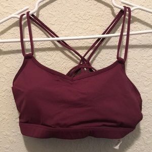 Maroon Lululemon Sports Bra